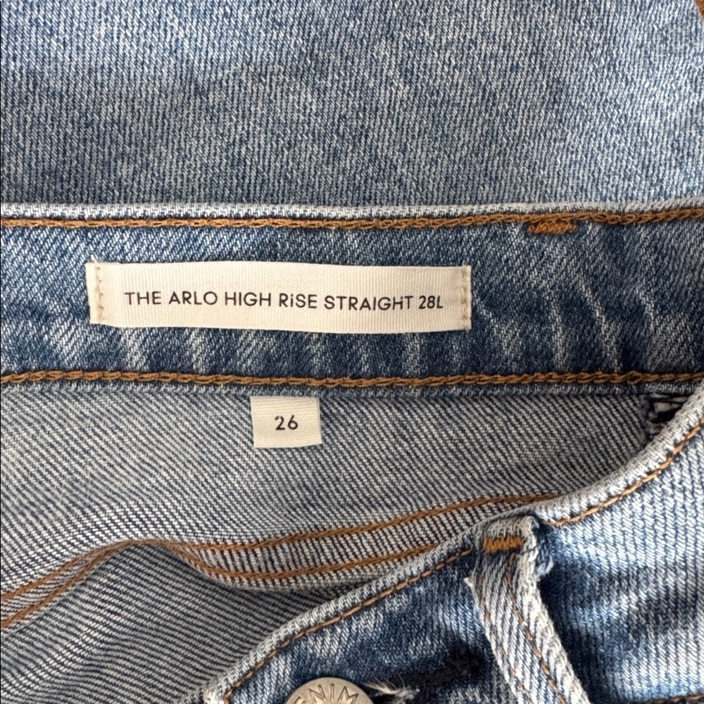 DENIM FORUM Arlo High Rise Straight 28L | Light Wash | Women’s 26 - Picture 10 of 11